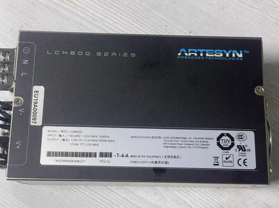 Used Artesyn LCM600Q 600W 24V AC-DC Medical Power Supply
