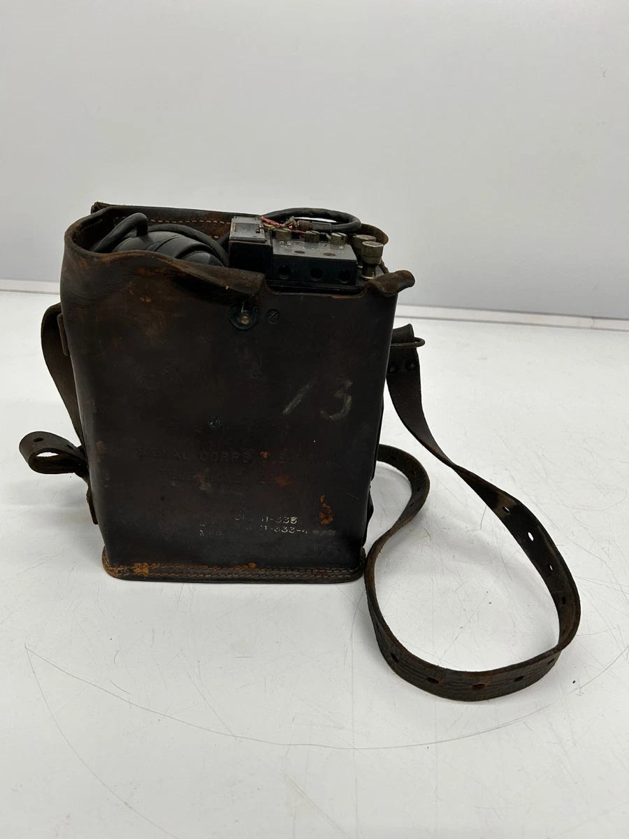 Field Telephone Indiana Original WWII US Field Gear & Equipment