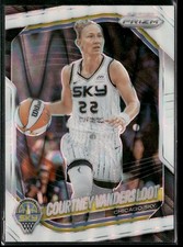 2025 Panini Prizm WNBA - Courtney Vandersloot #124 White Seismic Prizm