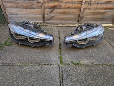 BMW F30 3 Series Front Head Lights M Sport Shadow Edition LED Pair