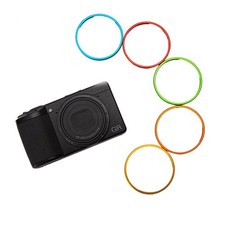 2PCS Metal Lens Ring For Ricoh GR3 GR III GRIII Lens Decoration Ring Cap Cover