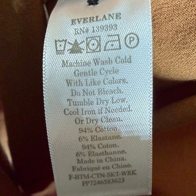 にに Everlane Canvas Mini Skirt size 2 Brown | eBay