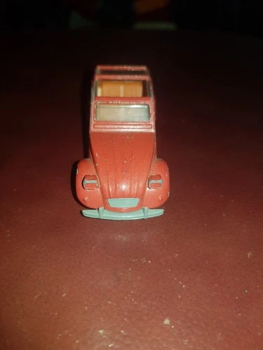 DINKY TOYS CITROEN 2CV6 CAR RED No 1401 VINTAGE DIECAST FRENCH DINKY TOYS