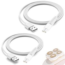Charging Cable Replacement for Flawless Legs Shaver, 2 Pack Power Cord Electr...