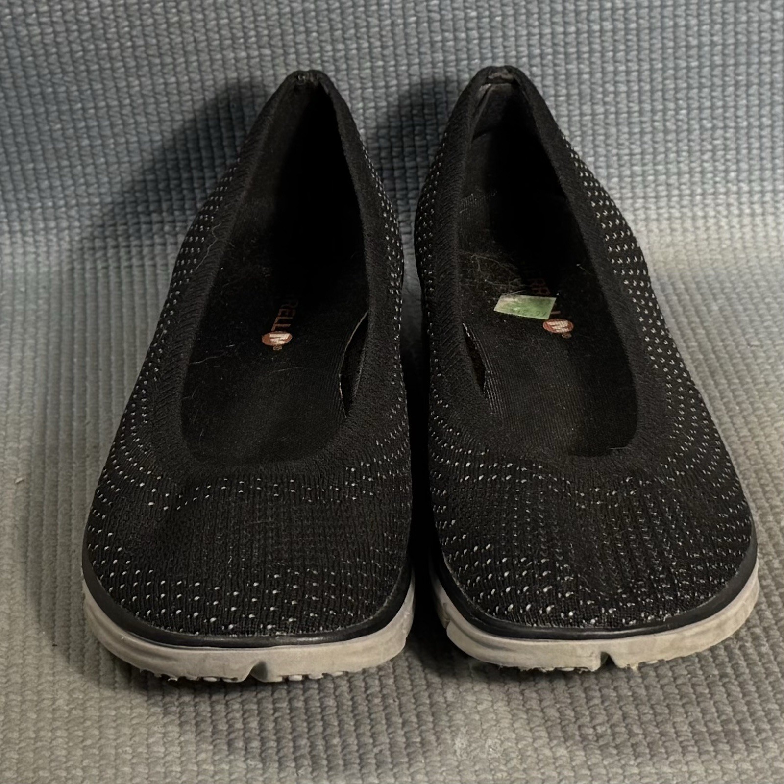 Merrell Zoe Sojourn ballerine donna nere J94552 scarpe comode casual taglia 9