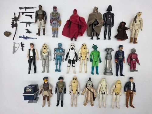 Star Wars Kenner Lot of 24 Figurine Accessories vintage Collectible 1977 - 1980s