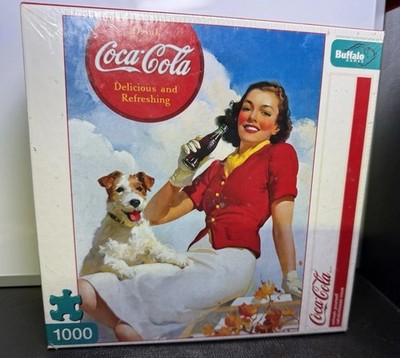Coca Cola Refresh Yourself Jigsaw Puzzle 1000pc Buffalo Games New Sealed