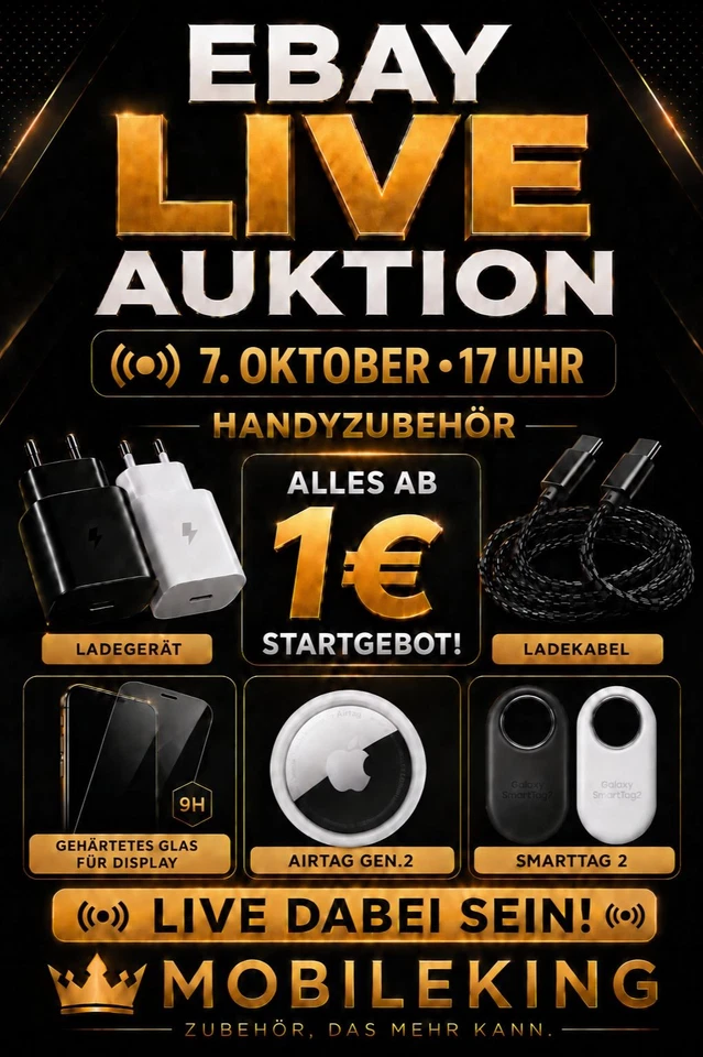 Live-Schnäppchen Handy-Zubehör, Ladegeräte, Kabel & Top-Elektronik & mehr!