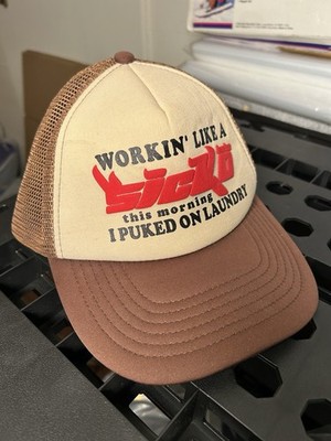 Tan Sicko Trucker  Workin' Like A Sicko This Morning I Puked On Laundry 