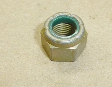 12 pc Fine Thread Nylock Nuts, 3/8-24, Yellow Zinc 004