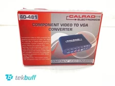 Calrad 40-481 Component Video to VGA Converter with On-Screen-Display Setup