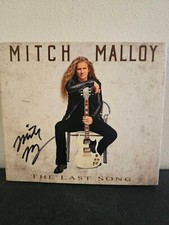 MITCH MALLOY The Last Song 2023 CD HARD ROCK EX-GREAT WHITE SINGER AUTOGRAPHED