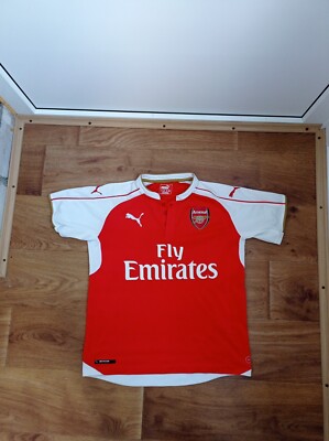 YOUNG XL 164 ARSENAL LONDON 2015/2016 HOME FOOTBALL SHIRT JERSEY block core