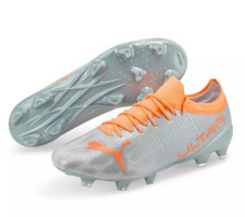 PUMA ULTRA 2.4 FG AG SOCCER CLEATS MEN'S Size 10 GRAY/ORANGE NEW