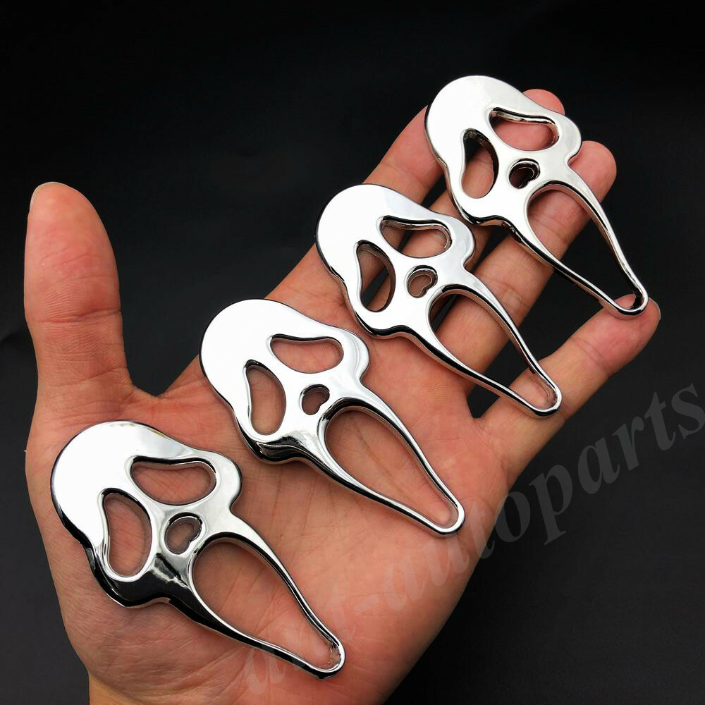 Find Chrome Vehicle Skull Demon Iron Metal Cross Bone Logo Emblem Badge Decal Sticker In CN, China - Foto 9