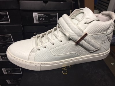 Cayler&Sons C&S Schuh leder Sashimi White Python-Rose Gold Gr:47,5 US:13 Weiß