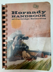 Vintage Hornady Handbook Of Cartridge Reloading - plastic comb binding - c. 1967