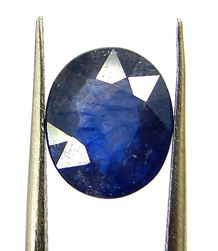 Pendentif En Argent 925 Avec Saphir Naturel Bleu De 32 Carats - Coupe Ovale - Certifié AGL - Neuf Sans Boîte