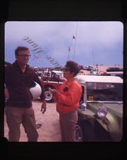 Woman Dune Buggy Off Road 4x4 Vehicle Race 1960s Slide Ektachrome