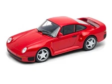 Porsche 959 Red with Silver Wheels "NEX Models" 1:24 Scale Car - Welly 24076RD~~