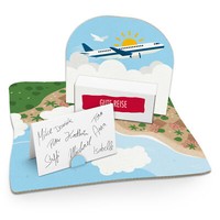 Itenga Geldgeschenk Verpackung Flugzeug Reise Gutschein Urlaub Geschenkkarte