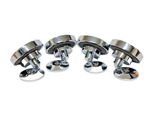 4 Pcs Pure Copper Audio Isolation Cones (Silv...
