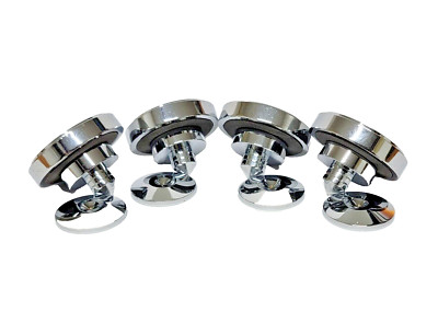 4 Pcs Pure Copper Audio Isolation Cones (Silver)