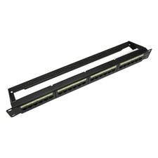 CAT6 24 Ports Network Patch Panel Supports 10...