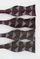 Men's Unbranded NWT/NWOT Self Tieing Butterfly End Bow Ties Lot of 2 