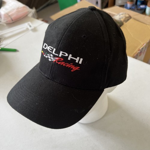 Delphi Racing Strapback Hat Black Cap Speedway Nascar Shumsky - Picture 4 of 10