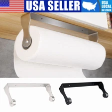 Paper Towel Holder Under Cabinet Wall Mount Stainless Steel Rack Kitchen US NEW