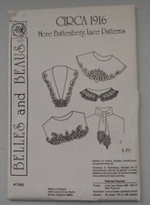 Motifs dentelle Battenberg vintage Belles et Beaus circa 1916 - Edwardian 1986