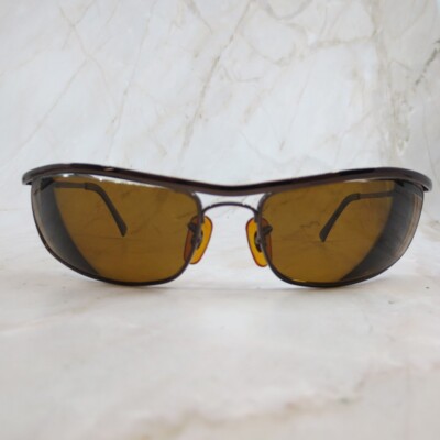 Ray-Ban Sunglasses Frame RB3339-014/57 Mens Brown Metal Wrap Full