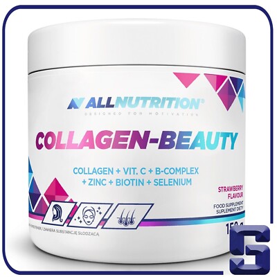 Allnutrition Collagen-Beauty 158 g Hydrolysiertes Kollagen Erdbeere