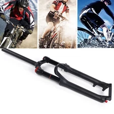 26 120MM Mountain Bike Fork MTB Suspension Fork Adjustable Air Shock Disc Brake