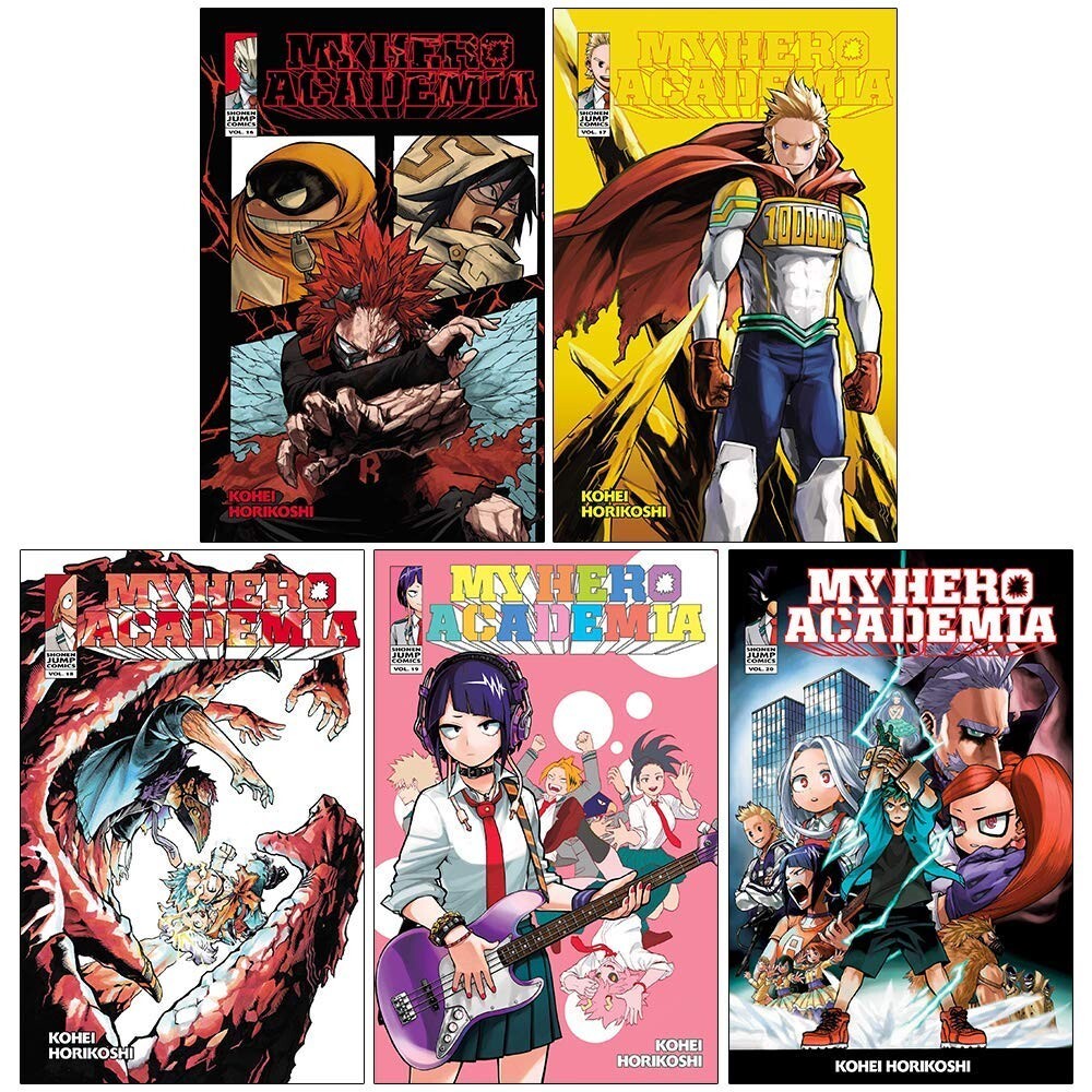 My Hero Academia Volume 16-20 Collection 5 Books Set By Kohei Horikoshi (Series4
