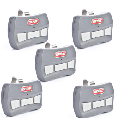 Genie GITR-3 5-Pack Intellicode Door Opener 3-Button Remote Control - 37517S