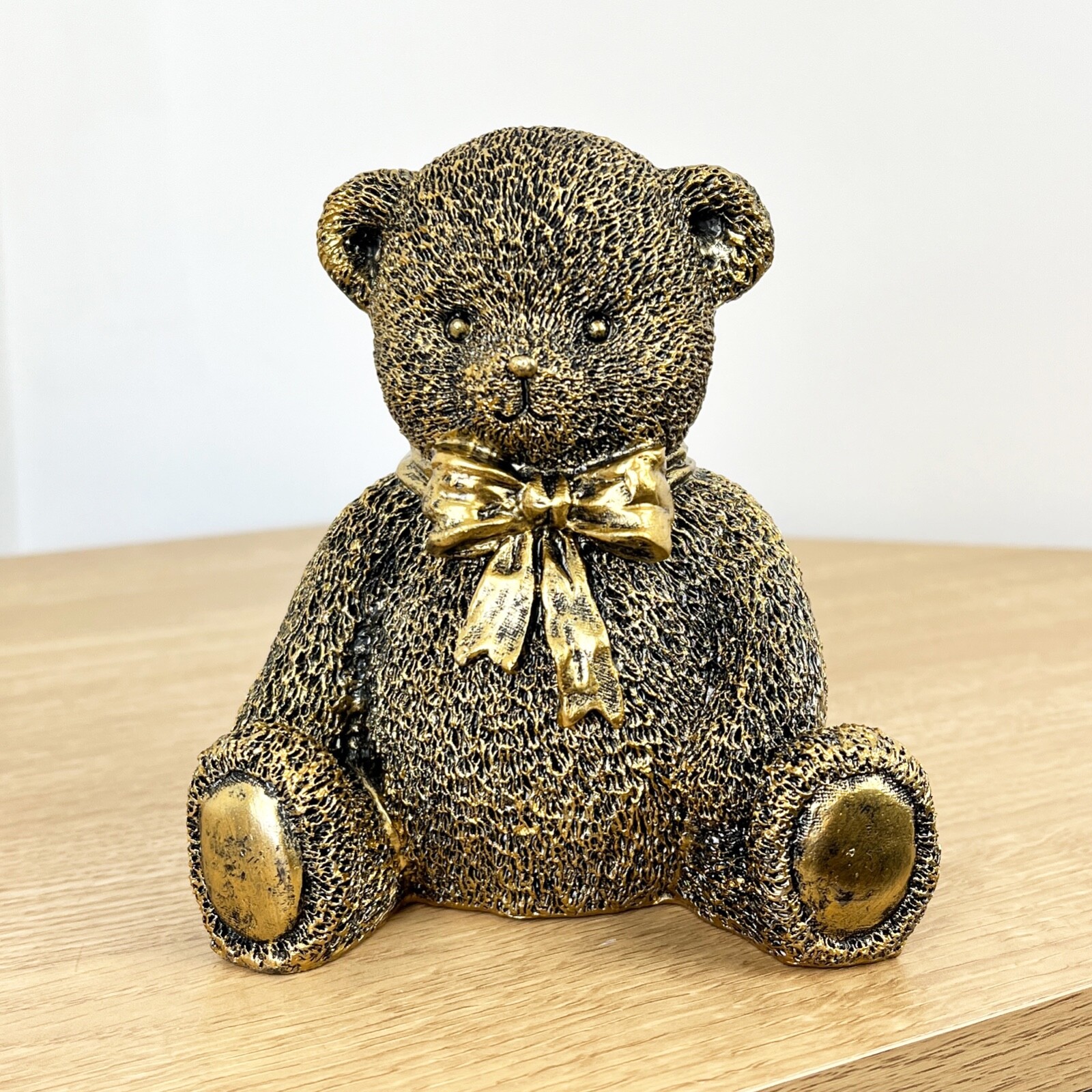 Teddy Bear Ornament Figurine Statue Sculpture Home Decor Accessory Baby Nursery