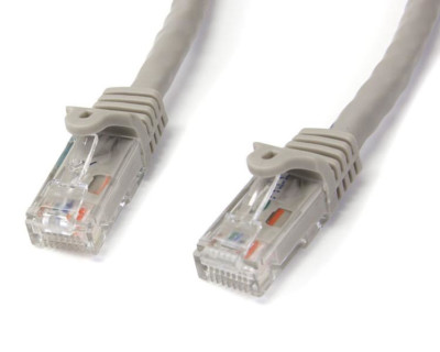 StarTech Cat6 1ft Ethernet nahtlose Netzwerk Patchkabel - grau