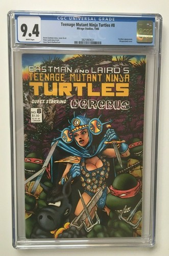 Teenage Mutant Ninja Turtles #8 (Mirage Studios, 1986), CGC 9.4