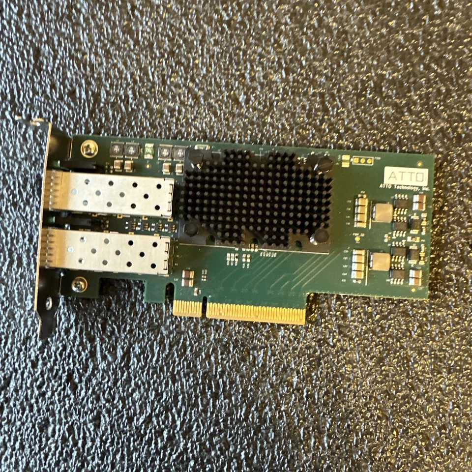 ATTO FastFrame FF-NS12 2-Port LC SFP+ 10GbE PCIe2.0 Network Adapter Low Profile - Image 4 of 4