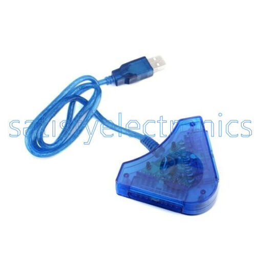 Dual PSX PS1 PS2 Plasation 2 To PC USB Game Pad Controller Converter Adapter NEW - 第 1/3 張圖片