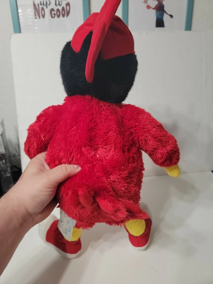 BABW Build A Bear ST. LOUIS CARDINALS Baseball 18" Plush FREDBIRD Mascot - Image 3 of 4