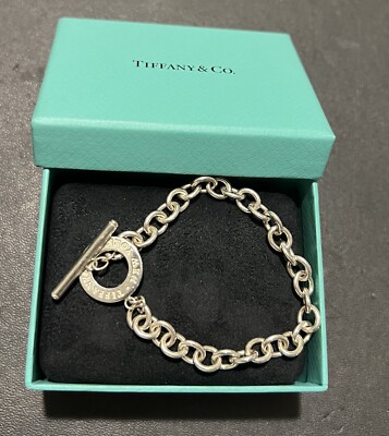 Tiffany sterling silver toggle Brand New
