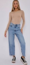 Womens Carrot Jeans 8723 Pants Stretch M&S High Waist Ladies RRP£39.50