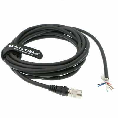 High Flex 6 Pin Hirose Female HR10A-7P-6S Cable for Basler GIGE AVT CCD Camera