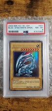 2002 Yu-Gi-Oh! Starter Deck Kaiba SDK-001 Blue-Eyes White Dragon PSA 8 NM-Mt 