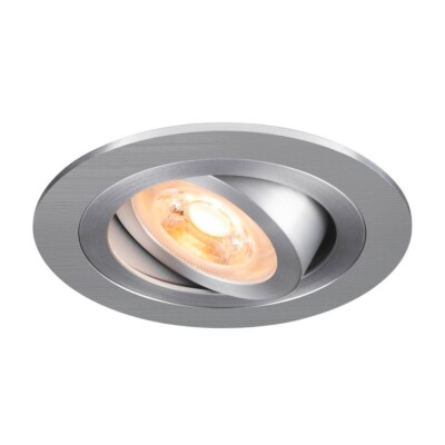 SLV 1007376 NEW TRIA 75 runde schwenkbare  Deckeneinbauleuchte für GU10, IP 20