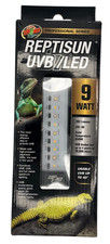 Zoo Med ReptiSun UVB/LED Lamp Bright, 6500k White Light LEDs 9 Watts