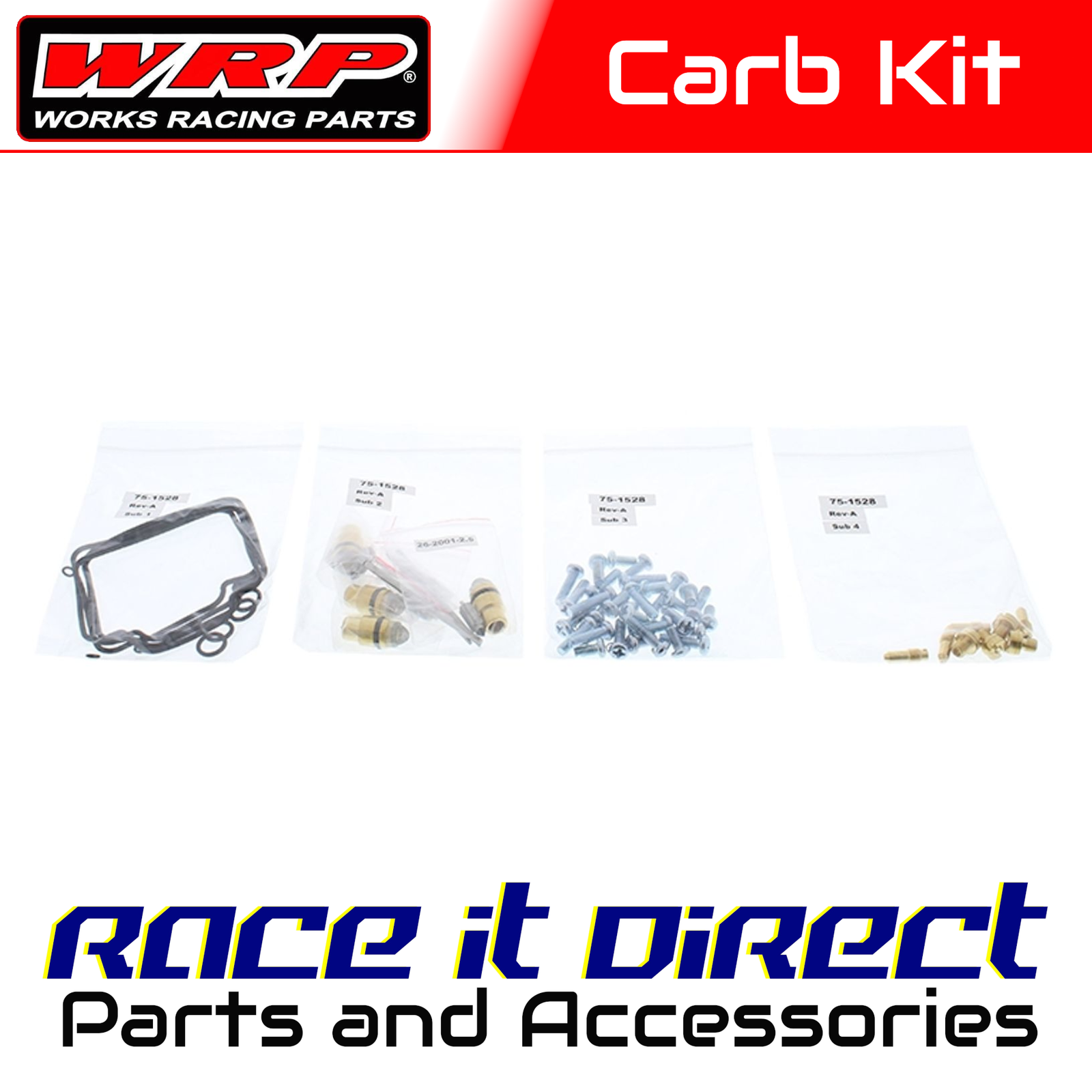 Carb Repair Kit for replacing All Balls 26-1709 Gasket Set WRP
